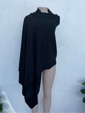 Chico's Black Layered Wrap